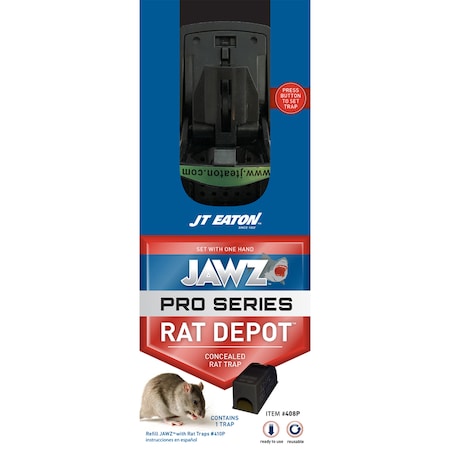 Jt Eaton JT Eaton JAWZ Pro Series Small Covered Animal Trap For Rats 1 pk 408P
